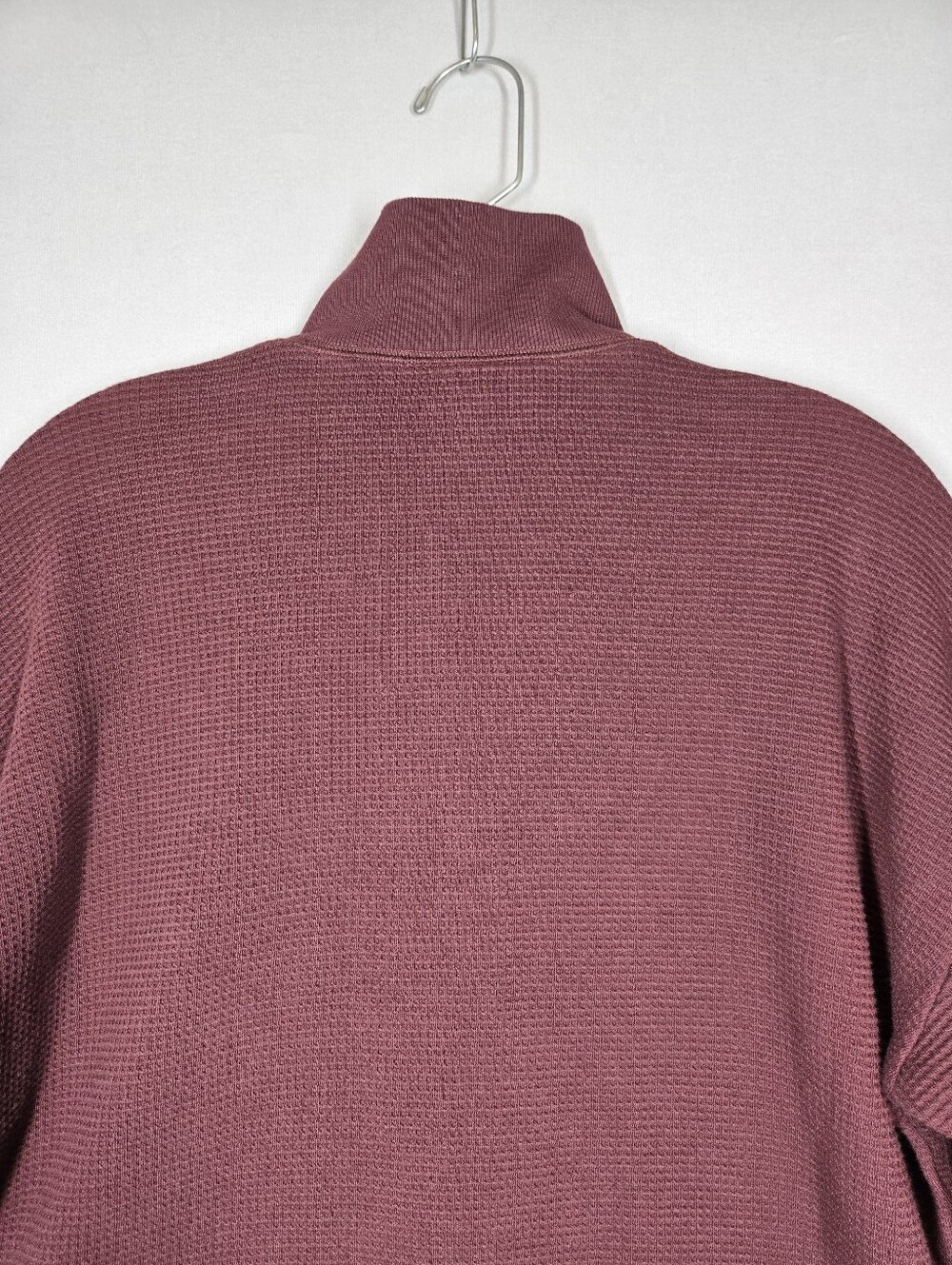 Negative Underwear Waffle Knit Pullover Top Women's Large Garnet - Picture 8 of 12